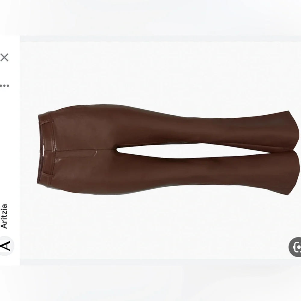 Babaton (Aritzia) faux leather Program Pants - Picture 3 of 6